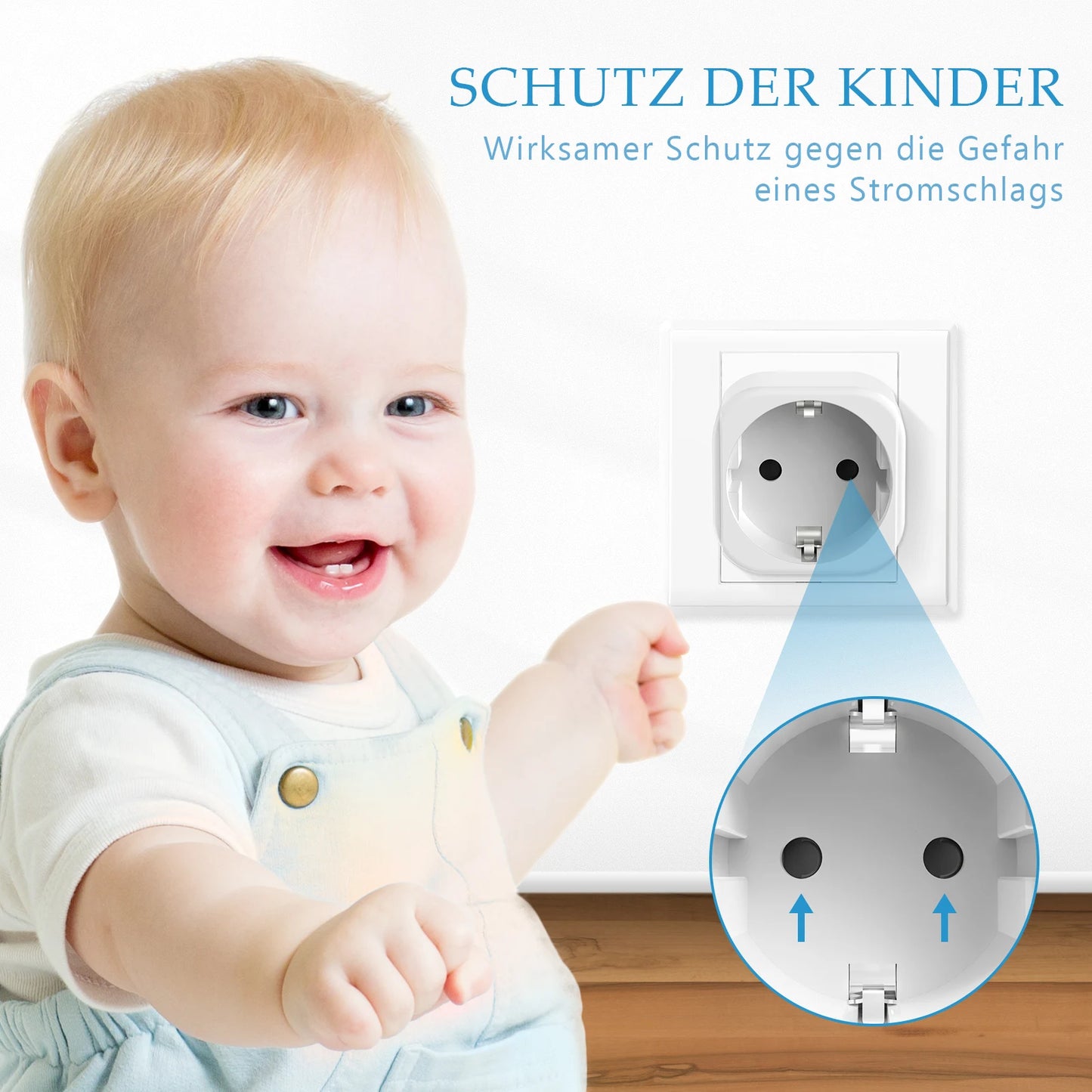 USA Travel Adapter, EU to US Travel Plug Power Converter, Europe Germany Plug, Wall Socket for Canada Japan Thailand