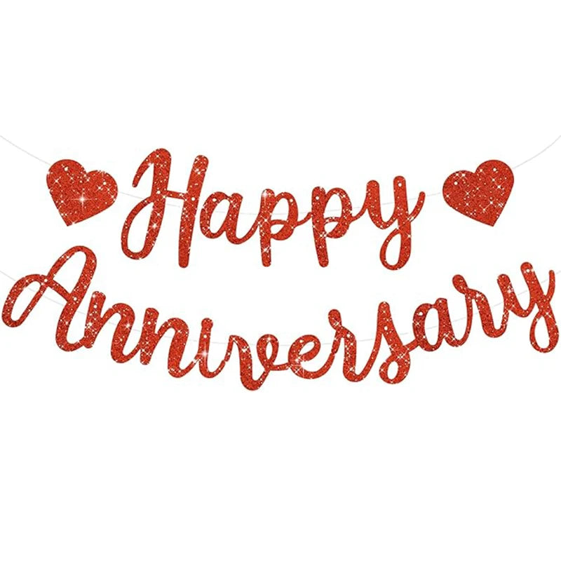 Happy Anniversary Banners Anniversary Party Decorations We Still Do Happy Wedding Day Party Decoration
