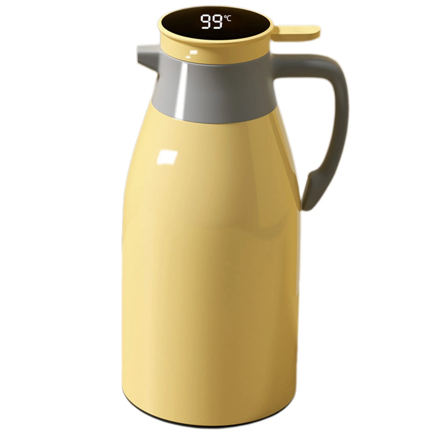 1/2l Insulated Water Bottle With Glass Insulated Liner Large Capacity Vacuum Flasks Kettle Thermal Jug For Home Winter Warm