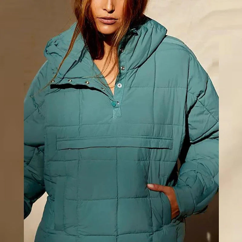 Winter Coat Women Casual Hoodies Jackets For Women Fashion Pocket Warm Long Sleeve Outerwear 2023
