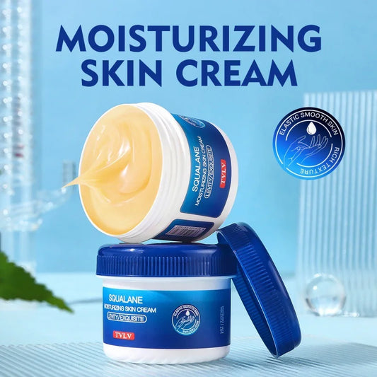 Ultra-Nourishing Squalane Cream for Dry Rough Skin Deeply Moisturizing Prevents Cracking Dryness Hypoallergenic Hand Foot Cream