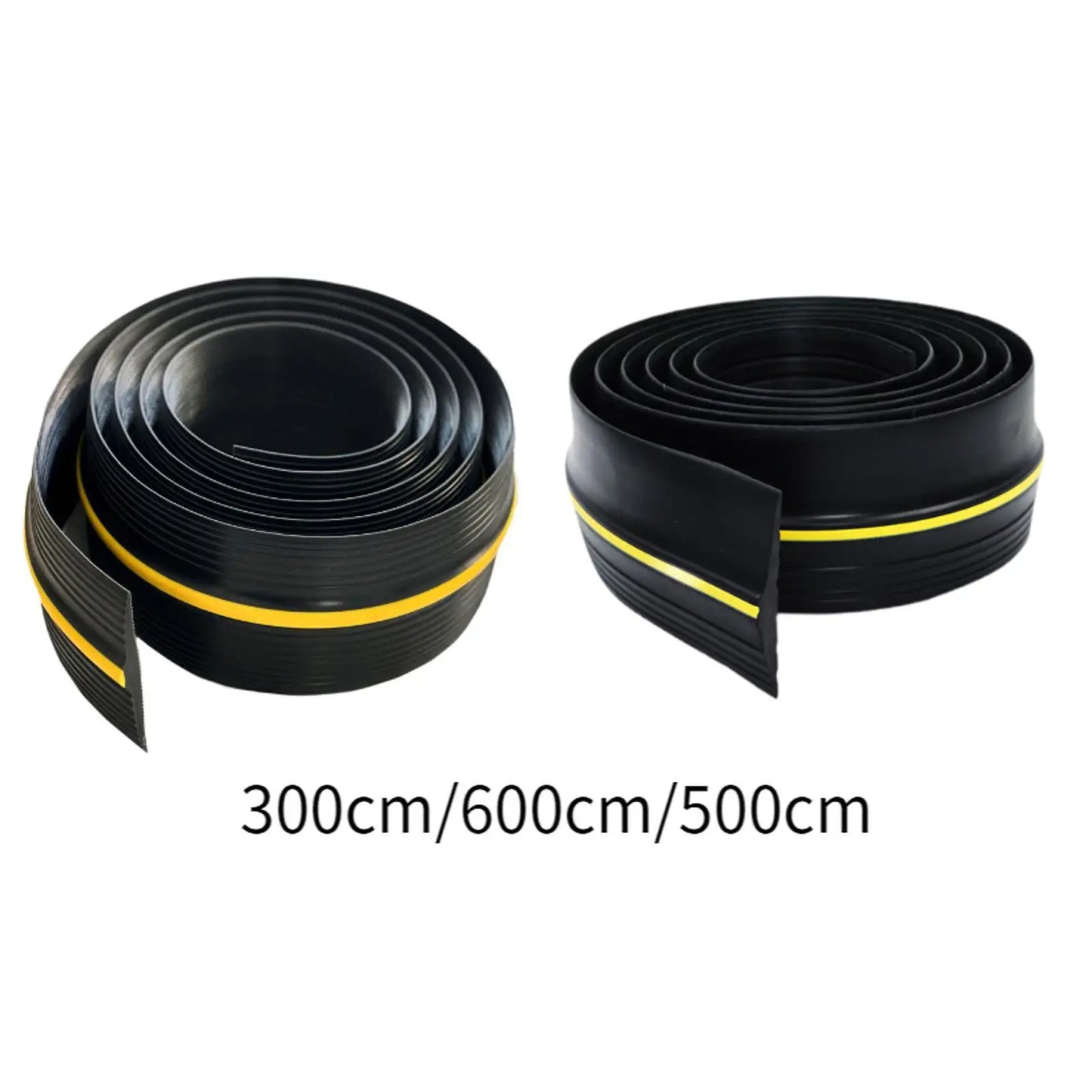 Garage Door Threshold Seal Strip Dustproof Portable Water Resistant Weatherproofing Multifunctional Easy Cut Replacement Strip