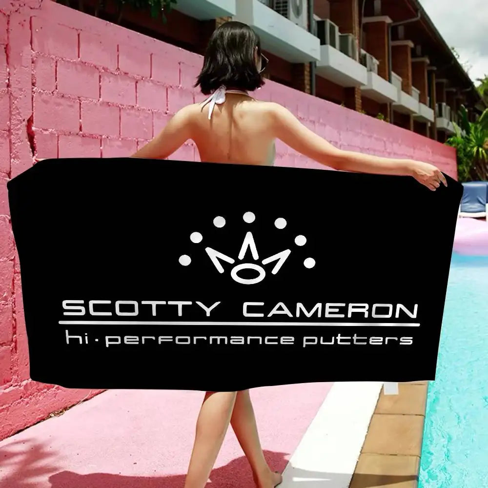 S-Scotty C-Camerons Bath Towel Microfiber Soft Water Absorbing Breathable For Girl Kids Decorative Cartoon Beach Towel