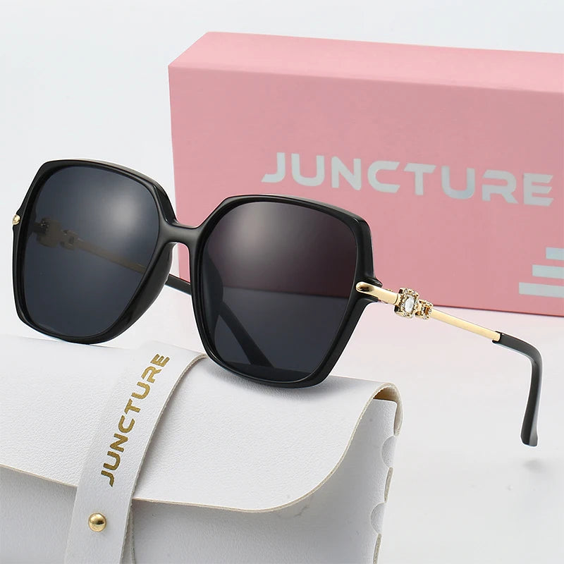 Polarized Fashion Square Metal Sunglasses Women Men Retro Trend Brand Sun Glasses Go Out Commute Male Female Protective Glasses