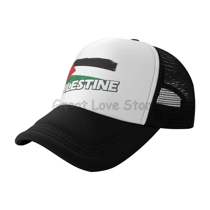Palestine Flag Baseball Caps Breathable Mesh Cap for Women Men Summer Outdoor Casual Sun Protection Hat Adjustable Snapback Hat