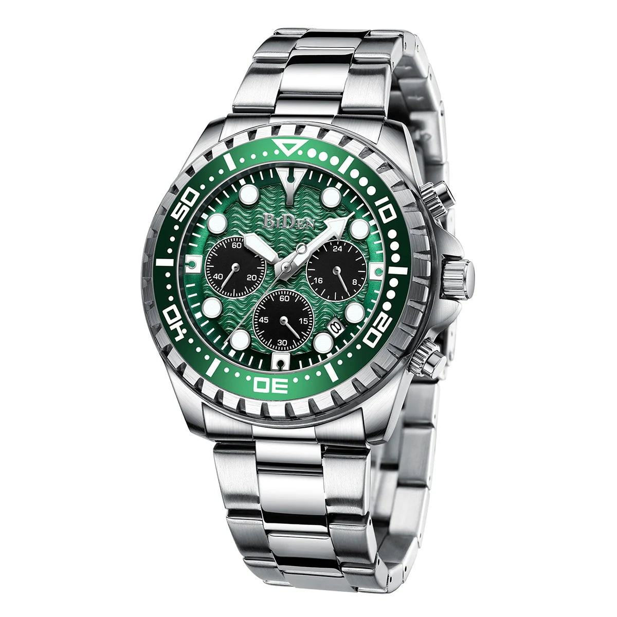 BIDEN Top Brand Fashion Mens Watches for Men Sport Waterproof  Quartz Watch Luxury Man Business Luminous Clock Relogio Masculino