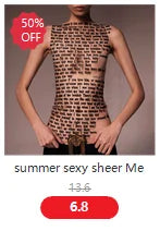 Summer Sheer Short Sleeve T Shirt Tops Women Slim Mesh Fish Net See-Through Crop Tops Tees Casual T Shirt Streetwear Clubwear