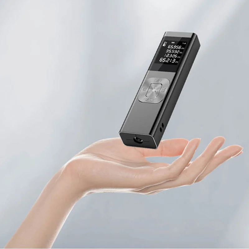 3-in-1 Laser Measure & Line Laser 40M/50M/60M/80M - Distance Meter with Cross-Line, Laser Level with 3 Lasers Heads, 1.4" LCD
