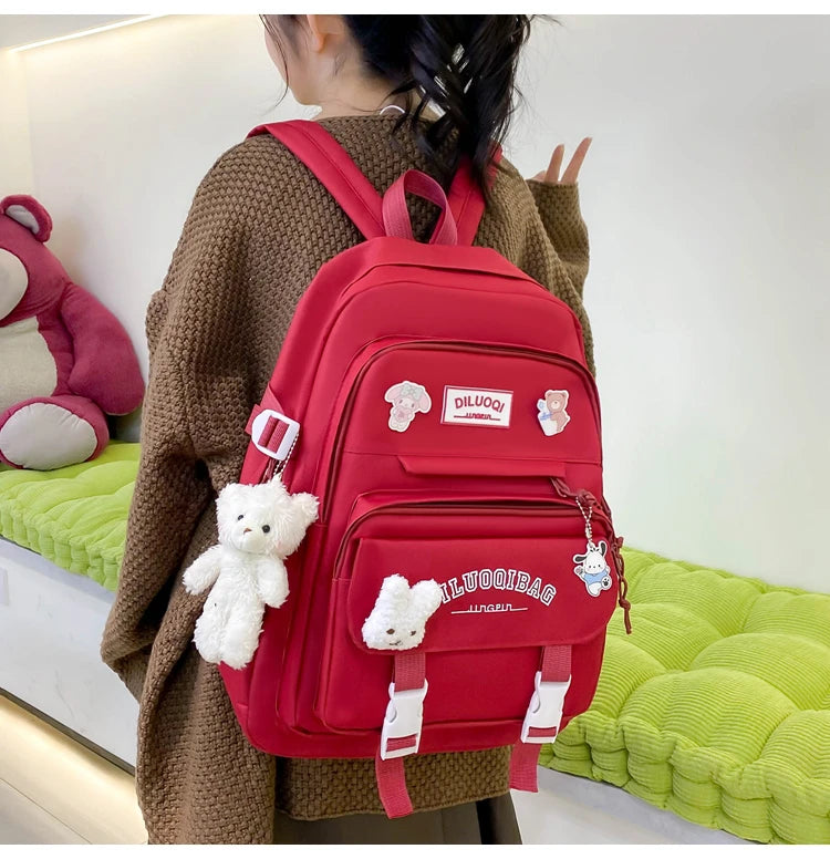 Backpacks Tuition Bag Pencil Case Crossbody Bag High Capacity School Bags 2024 Hot Sale for Girls and Boys Mochilas Escolares