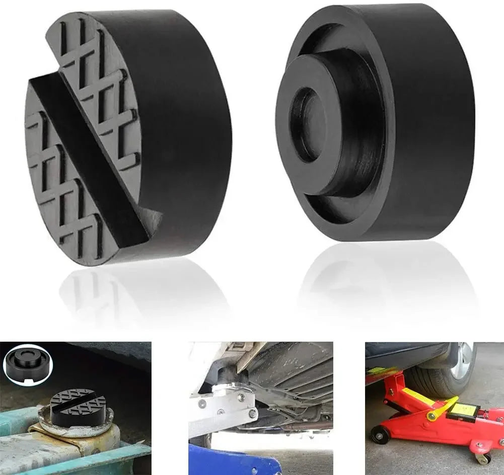 Car Lift Jack Support Stand Rubber Pads Wheel Dolly Slotted Floor Frame Rail Adapter Repair Tools for Lexus Subaru Fiat Volvo