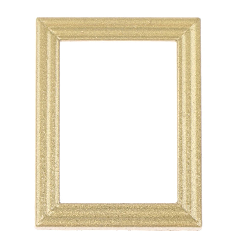1:12 Dollhouse Photo Frames Mirror Frames Photo Border Picture Frame Model Decor