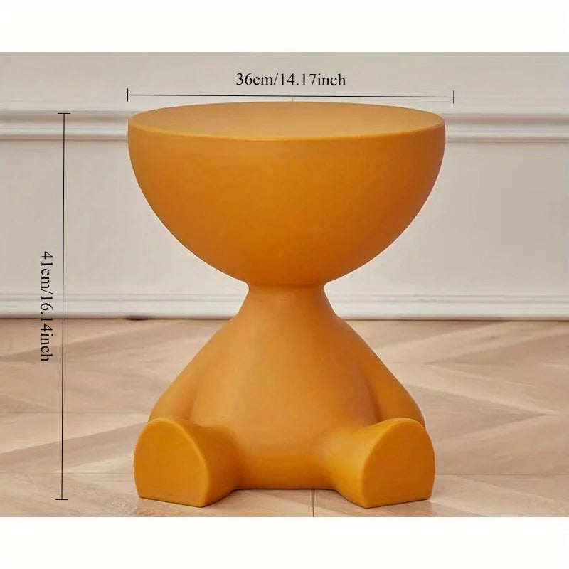 Creative Light Luxury Cartoon Sofa Edge Table Creative Flat Head Coffee Table Small Household Coffee Table Furniture Side Table