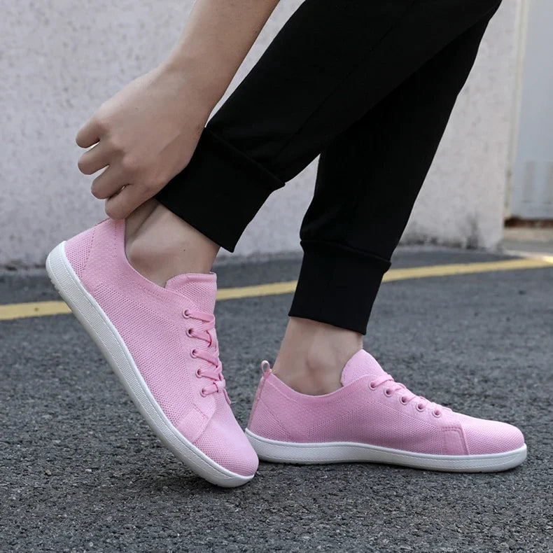 Wide Barefoot Flats Shoes For Women Outdoor Women's Sneakers Minimalist Shoes Wide Toe Soft Soles Walking Shoes Men Sneakers