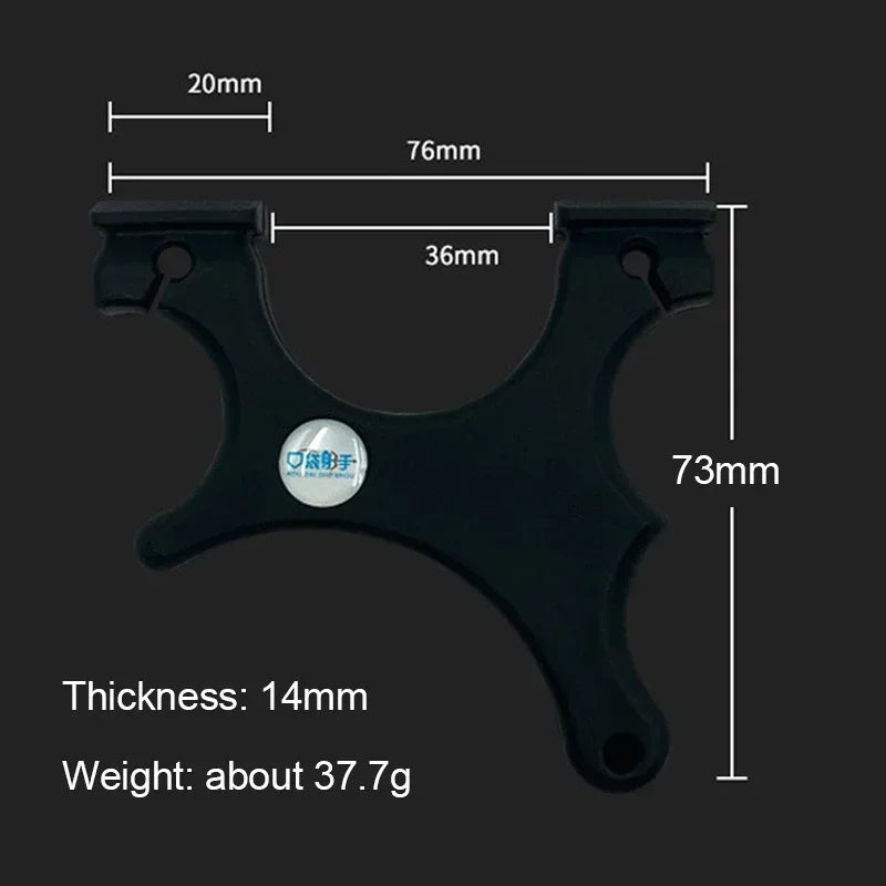 Slingshot for Kids Adult Powerful Catapult Outdoor Powerful Hunting Flat Leather Card Ball Rubber Band Archer Pocket placement