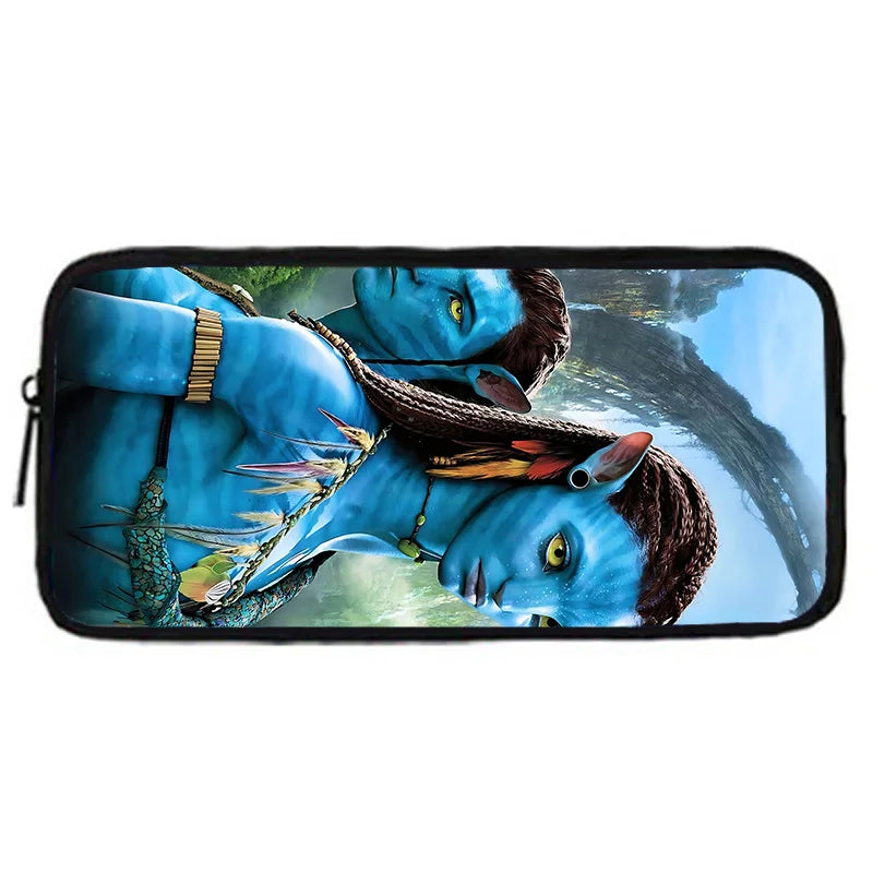 Science Fiction Movie Child School Backpack with Lunch Bags ,Pencil Bags ,School Bags for Boys Girls A-AvatarS Best Gift