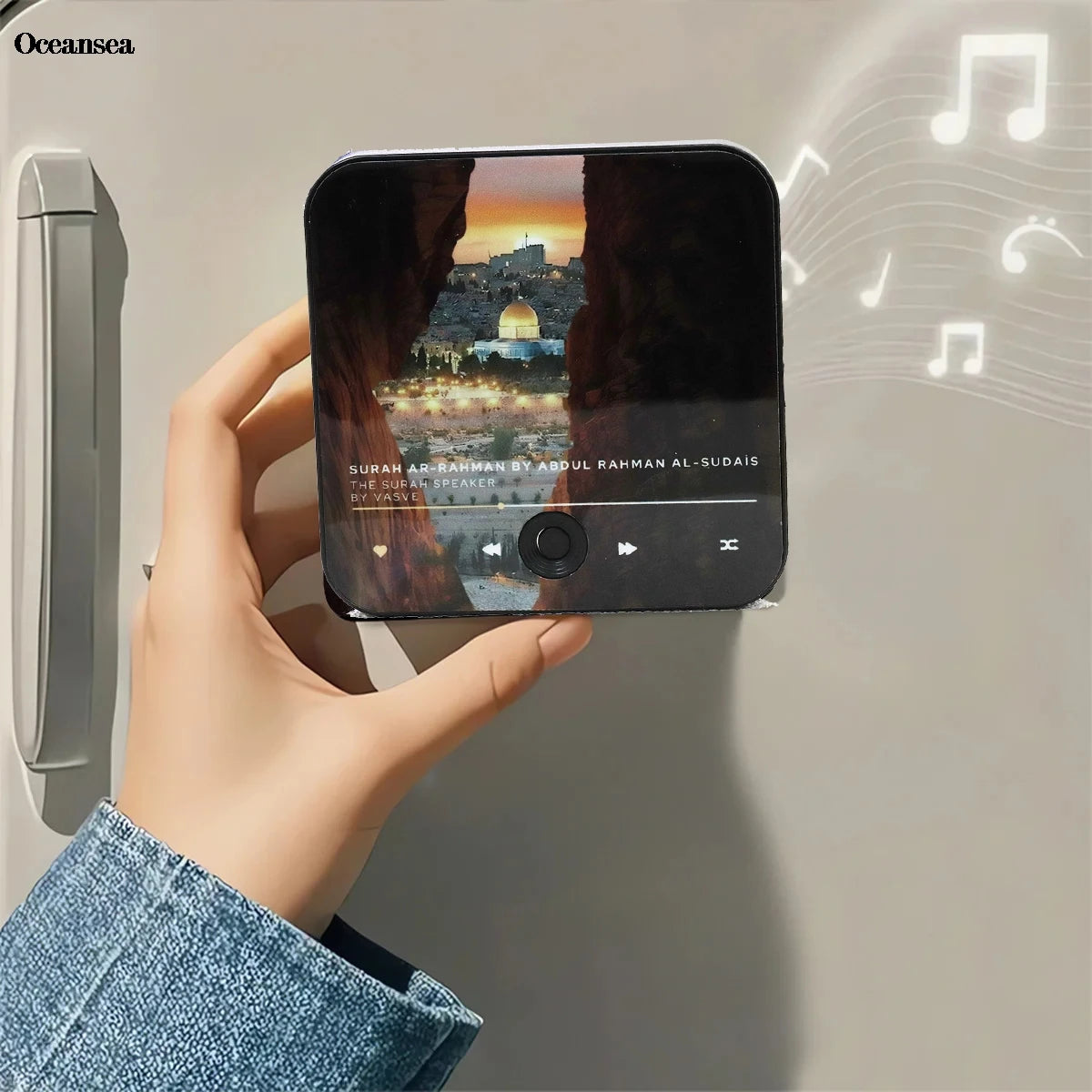 Islamic Quran Audio Fridge Magnet Player – Multiple Surahs Gift for Kids, Adults Ramadan, Home