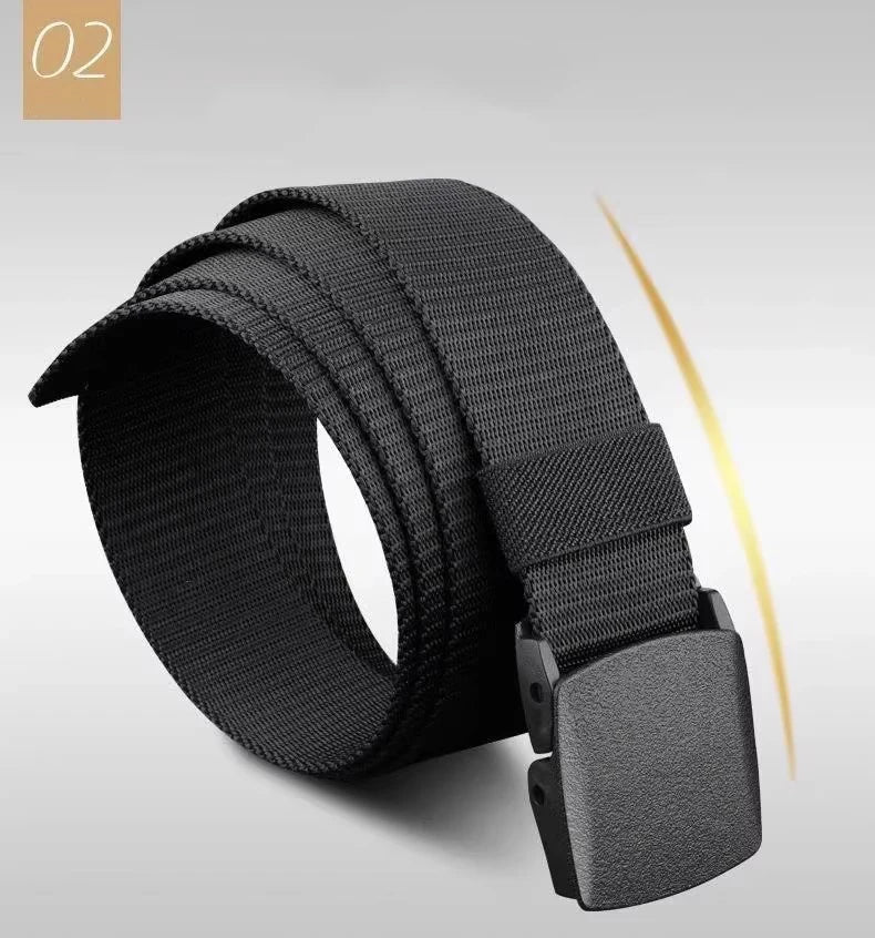 Men Women Jeans Belts 120cm With Buckle Adjustable Belt Metal Free Belts Outdoor Hunting Multifunctional Tactical Canvas Belt
