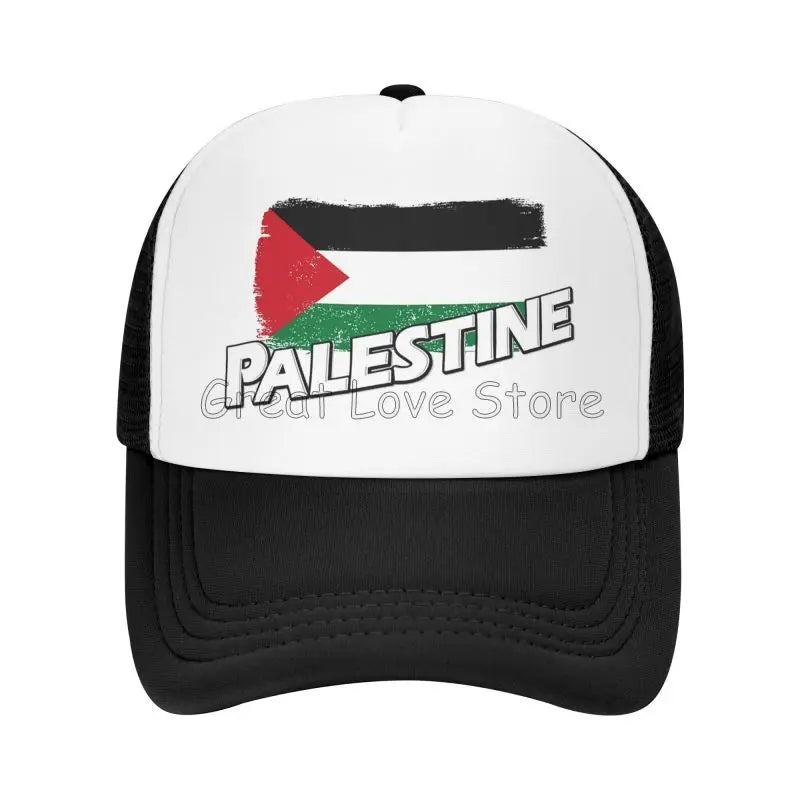 Palestine Flag Baseball Caps Breathable Mesh Cap for Women Men Summer Outdoor Casual Sun Protection Hat Adjustable Snapback Hat