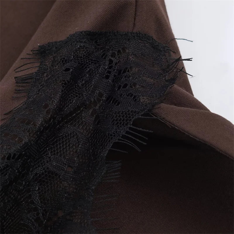 Women's Top Summer 2025 New Solid Color Suspender Lace Embellished Lingerie Top Sexy Fashion Personality Versatile