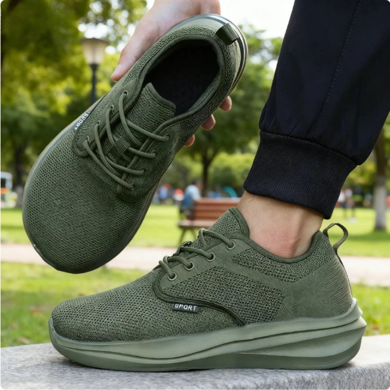 Wide Toe Barefoot Shoes for Men Breathable Non-slip Minimalist Walking Shoes 2025 Fashion Unisex Outdoor Platform Sneakers Women
