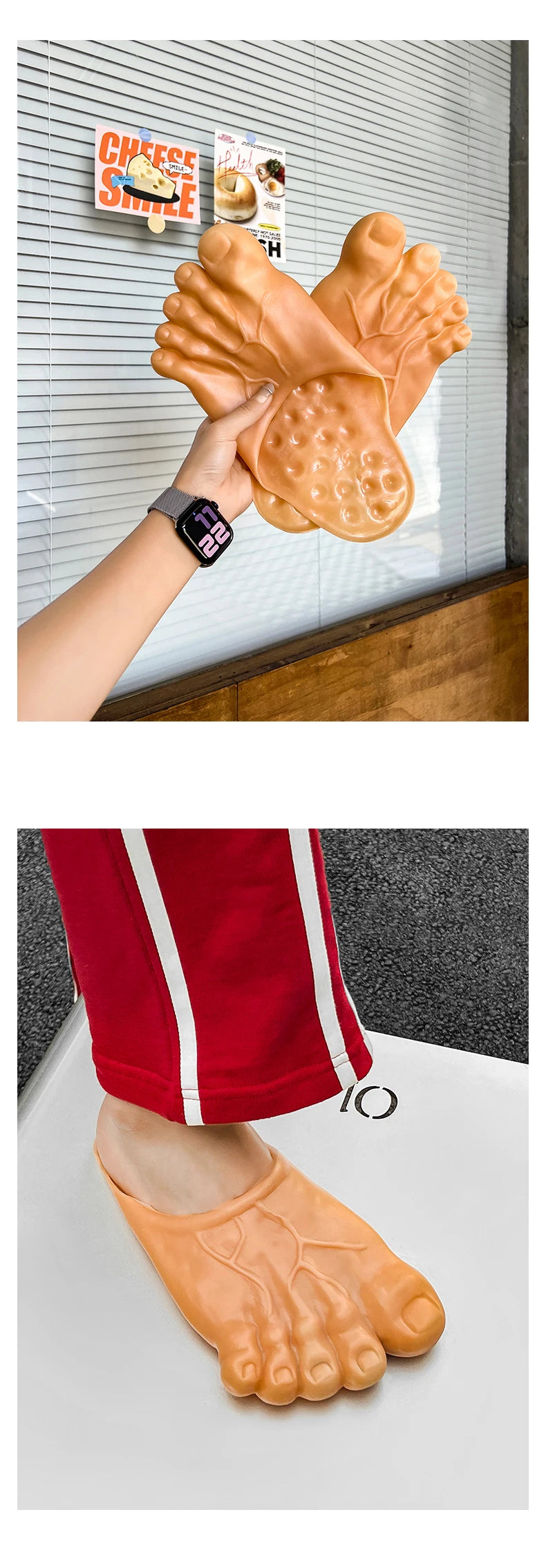 Funny Slippers Man Women Footwear Shoes For Men Sandals Male House Shoes Beach Slippers Uniex Slippers Bigfoot Amazing Sandals