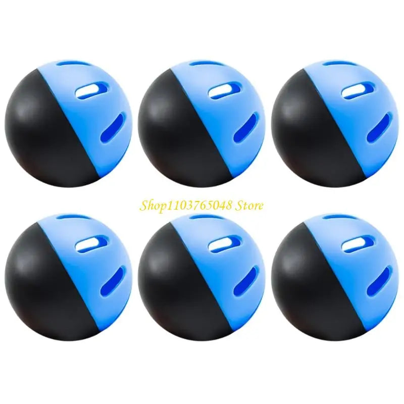 R53E Set of 6pcs 74mm Baseball Practice Balls Training Equipment Safe Materials
