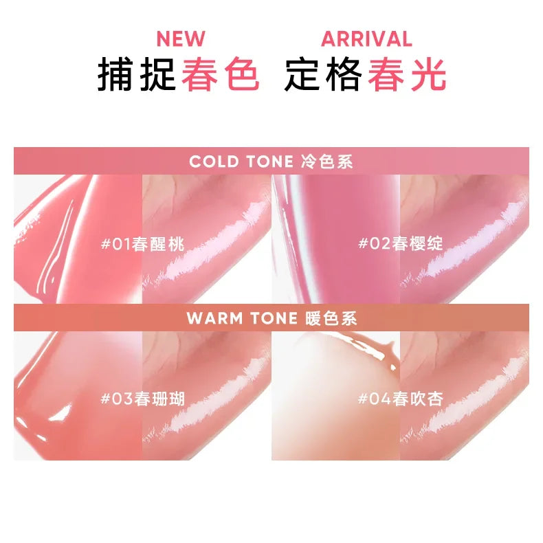 Judydoll Water Light Cream Hydrating Blush Multi Purpose Moisturizing High Light Expanding With Puff Long-lasting Face Makeup