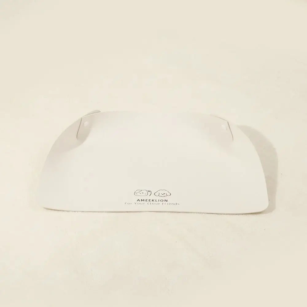 Easy To Clean PU Leather Pet Anti Spill Placemat Oil Resistant Anti Slip Cat Bowl Mat Waterproof Dog Food Pad Kitten