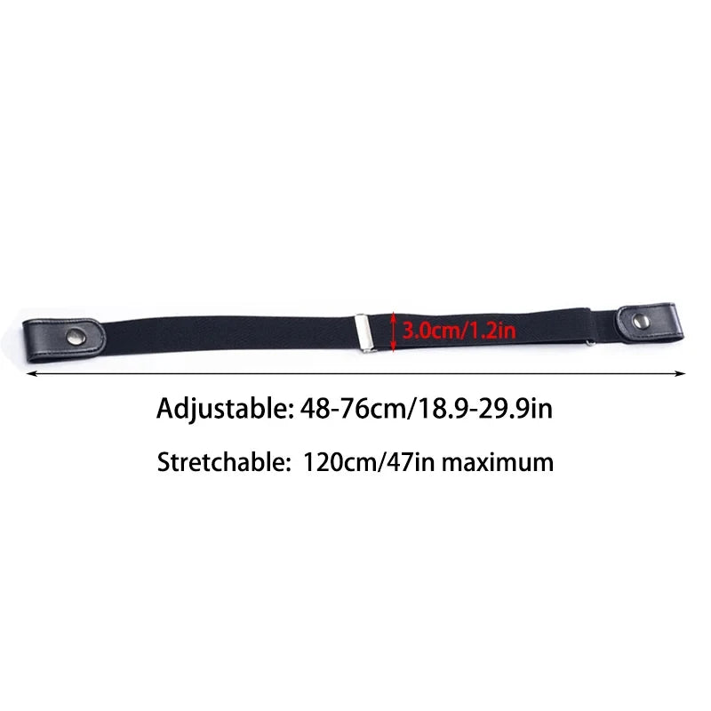 Buckle-Free Belt for Women Girls Jeans Pants Dress No Buckle Stretch Elastic Waist Belt Man No Bulge No Hassle Belts Men