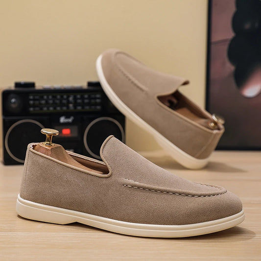 Men Casual Shoes Formal Man Loafers Leisure Walk Tassel Moccasins Italian Breathable Slip on Male Boat Shoes