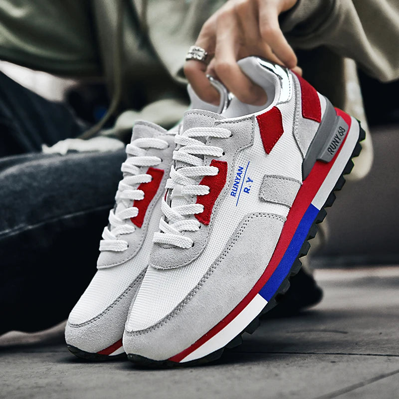 Running Shoes for Men Sports Anti-skid Walking Wear-Resistant Jogging Sneakers Choice Outdoor Lightweight Soft Man Mens Casual