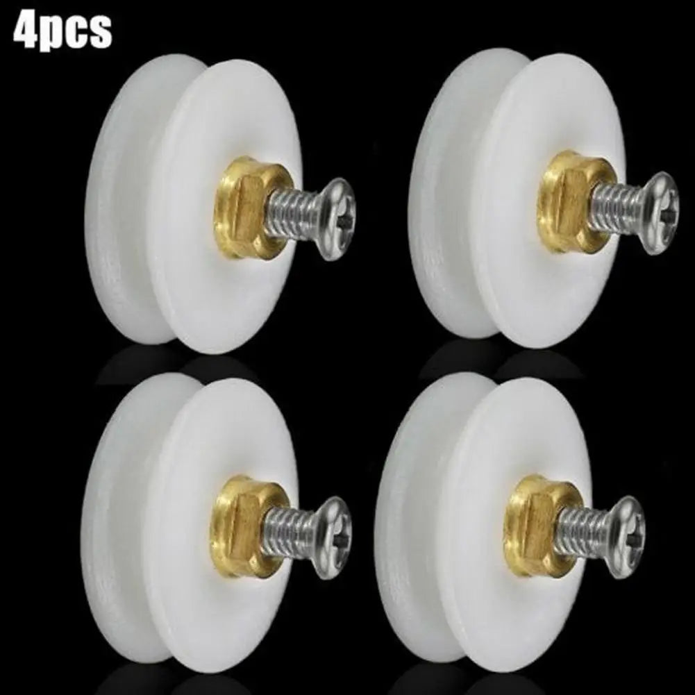 Shower Door Rollers Grooved Quality Replacement Accessories Anti-Rust Baths Parts Diameter Runners Shower Part