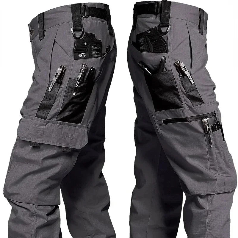 New Tactical Pants Quick Dry Multi-Pocket Cargo Pants Mens Casual Trousers Wear-Resistant Work Trainning Hiking Pant Loose