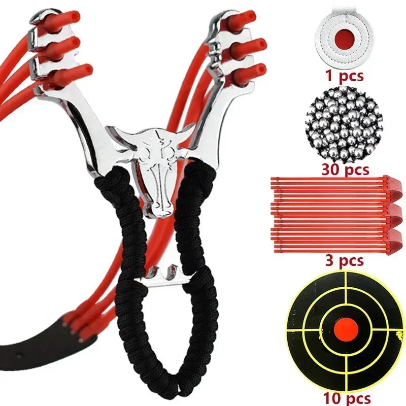 Metal Slingsshot Powerful and Precise Shooting Slingshot Sling Shot Simpleshot High Precision Sling Catapult Hunting Accessories