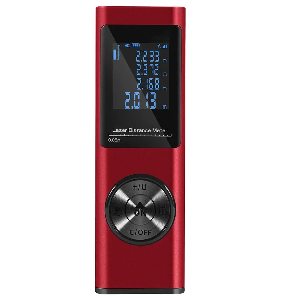 Mini Laser Rangefinder Laser Tape Measure Digital Laser Distance Meter Angle Measure Range Finder Portable Construction Tool