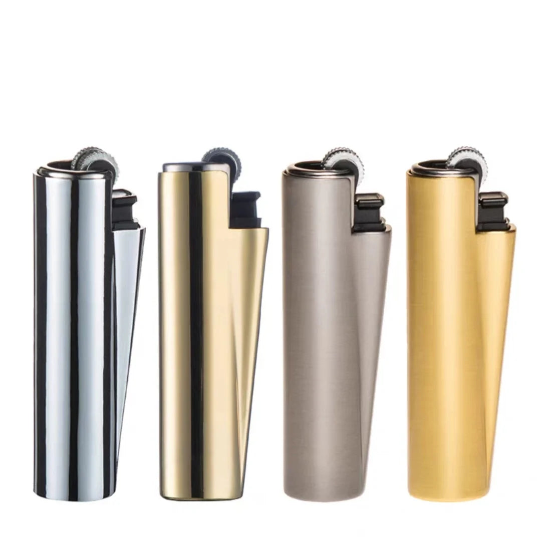 Metal Clipper Lighter Detachable Metal Lighter Environmentally Friendly Inflatable Lighter Grinding Wheel Ignition Tool Men Gift