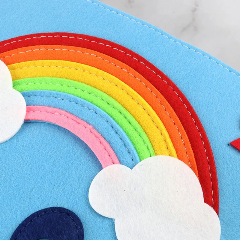 Baby Felt Quiet Books Busy Board Toddler Basic Life Skill Early Learning Education Toys Montessori Story Cloth Book For Boy Girl