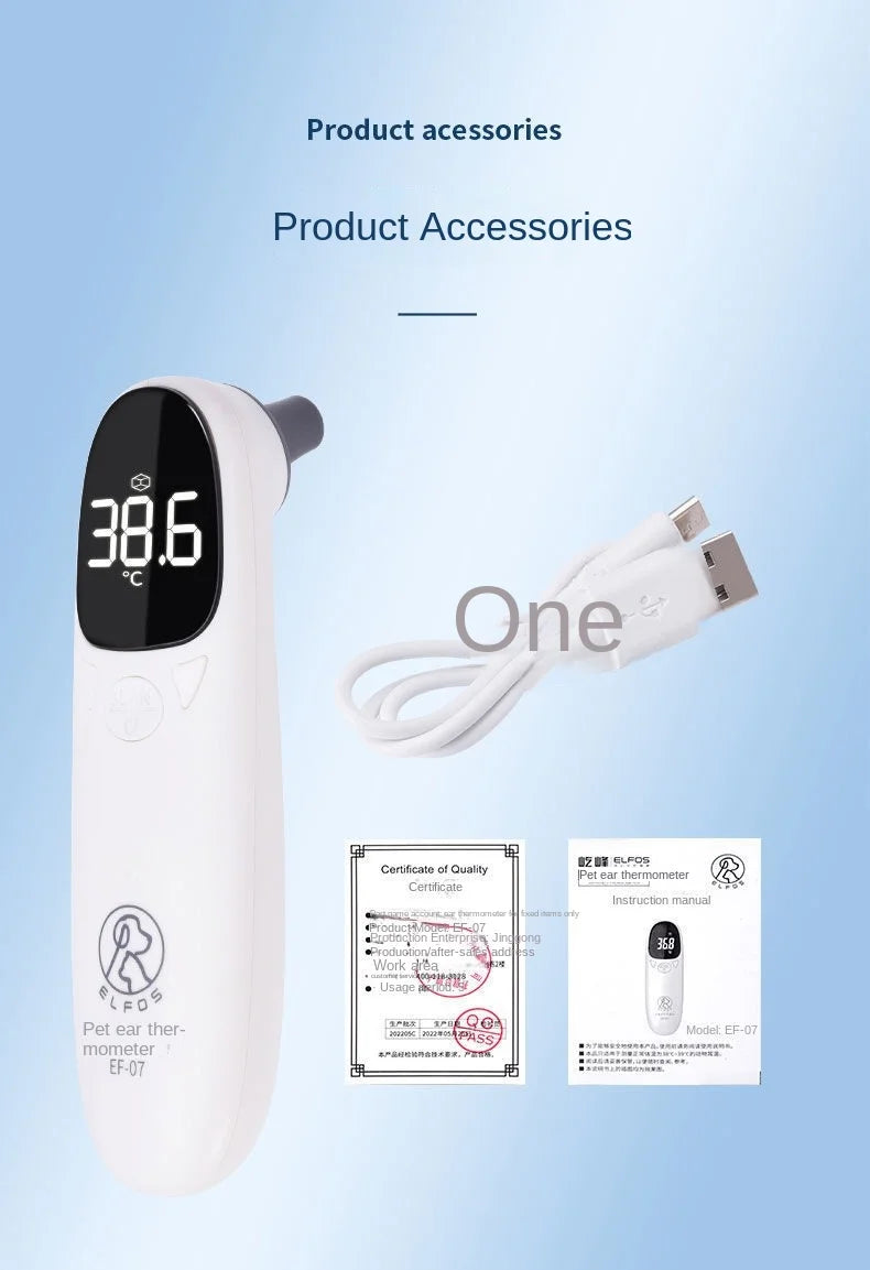 Animal Temperature Measuring Instrument Veterinary Thermometer Pet Infrared Non-contact Electronic For Dog Cattle Sheep Cats