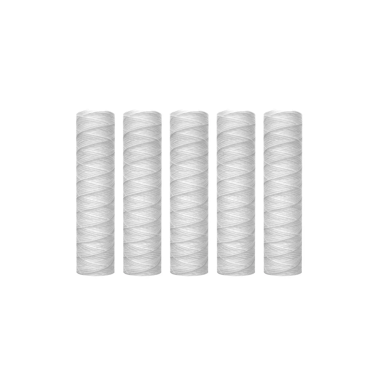 Quality! 10 Micron 10 Inch x 2.5 Inch String Wound Sediment Water Filter Cartridge Whole House Sediment Filtration, Universal Re