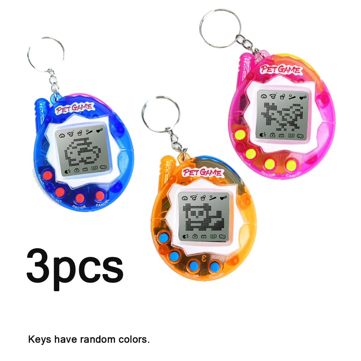 Virtual Pets Keychain for Boys Girls 168 Pets Retro Handheld Game Filled Easter Eggs  Easter Gift