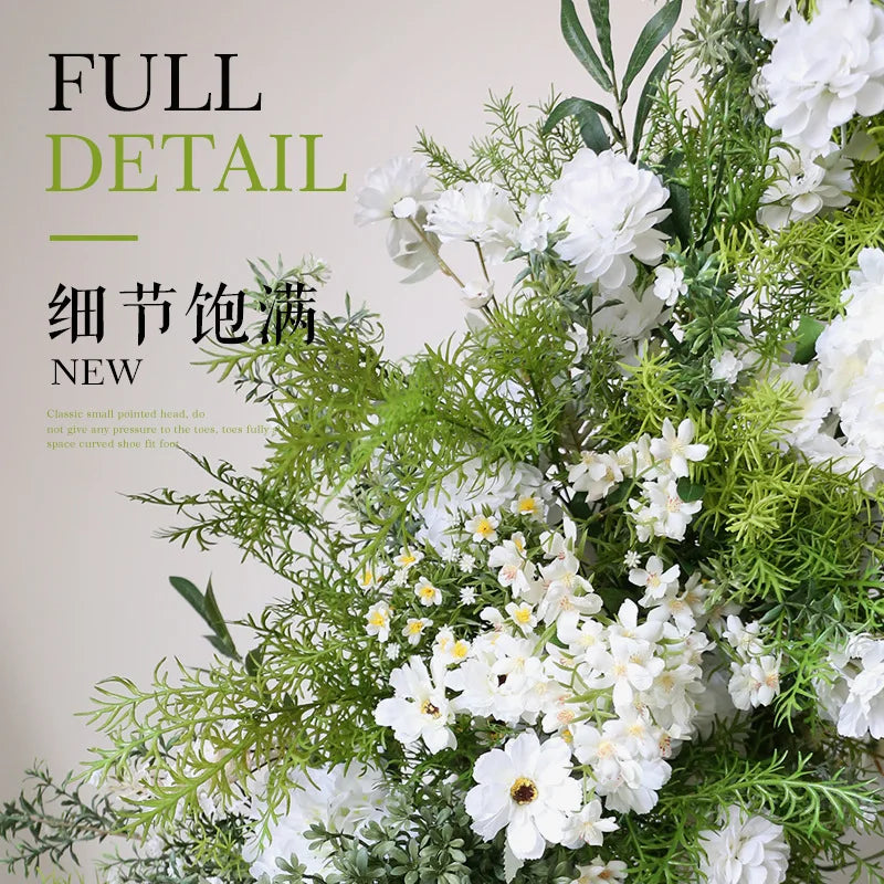 Wedding arch floral arrangement, welcome photography backdrop, flower stand, flower arrangement, venue artificial flowers