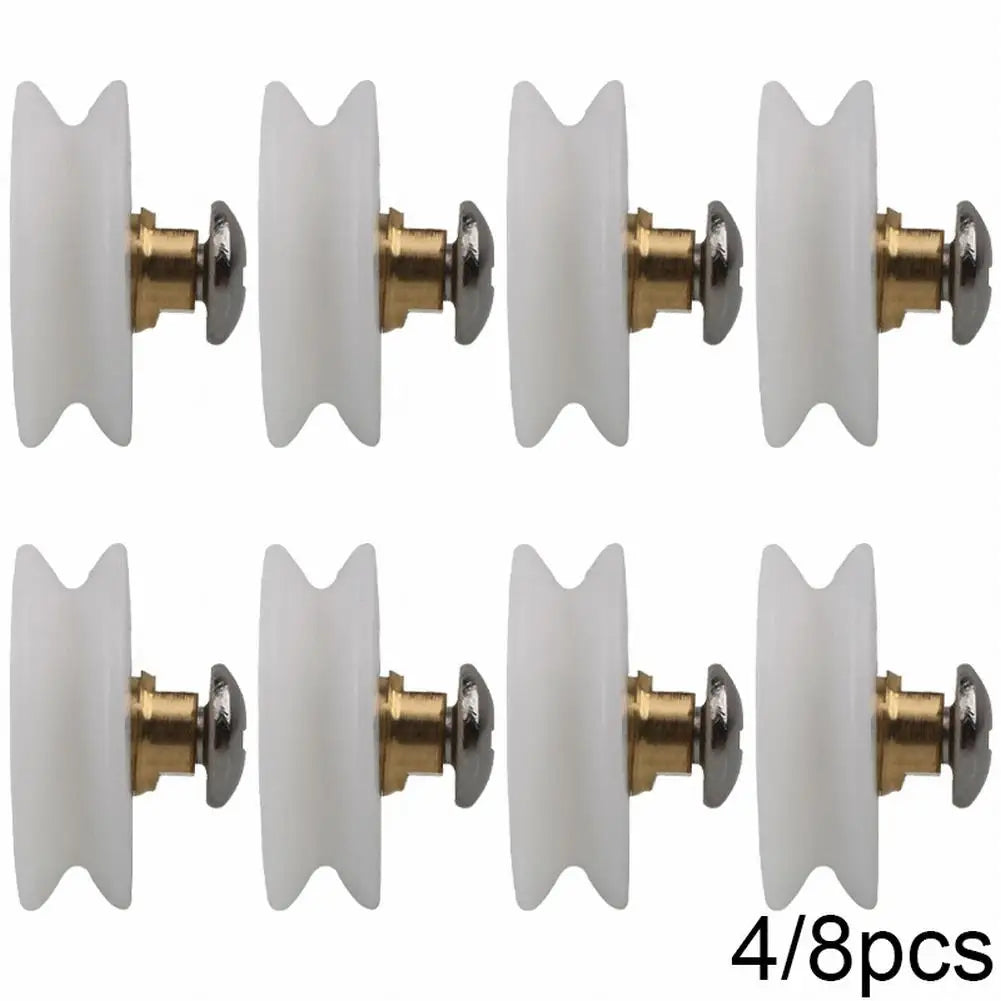 Shower Door Rollers Grooved Quality Replacement Accessories Anti-Rust Baths Parts Diameter Runners Shower Part