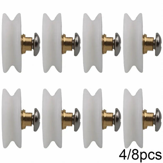 Shower Door Rollers Grooved Quality Replacement Accessories Anti-Rust Baths Parts Diameter Runners Shower Part