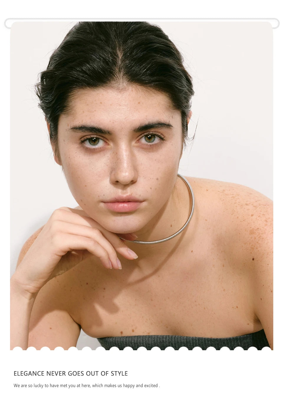 NiNice Necklace 316 Stainless Steel Snake Chain Collar 18k Plated Fashionable Simple gift Collares Para Mujer Grandes Modernos