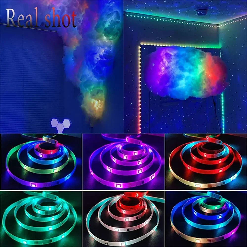 LED Strip RGBIC 24 Key Control SMD5050 Strip Chasing Effect Light Flexible Tape Diode Strip TV Backlight Room Decoration