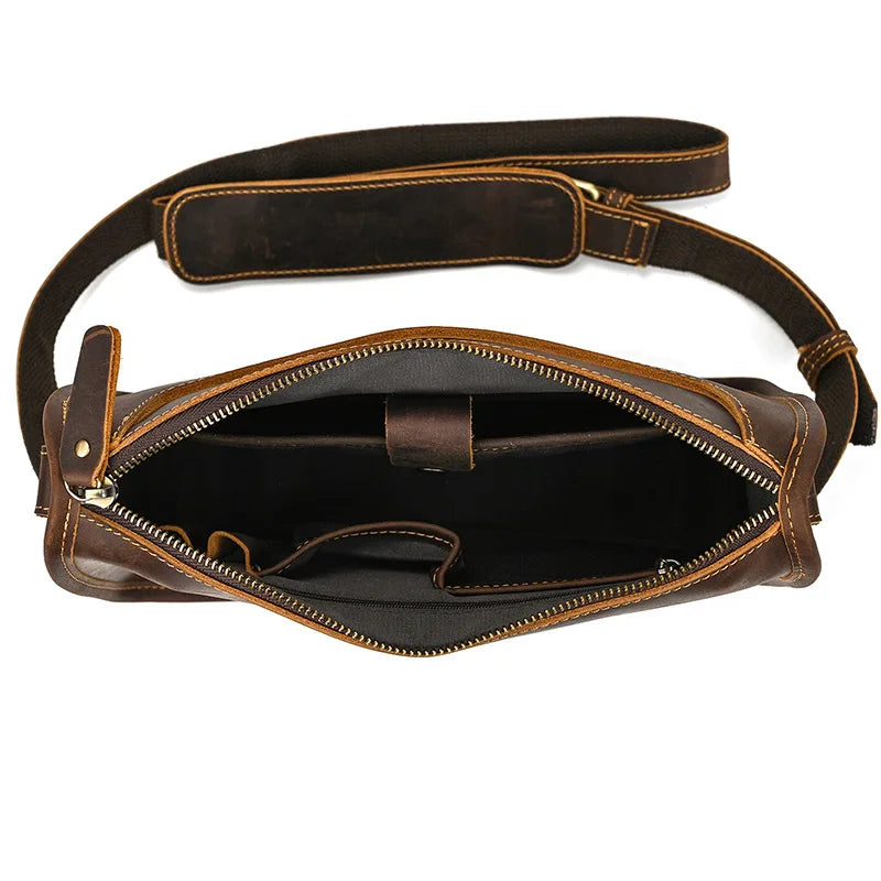 Genuine Leather Man Shoulder Bags Cow Skin Mens Casual Crossbody Bag Messenger Bag cross shoulder bag men leather