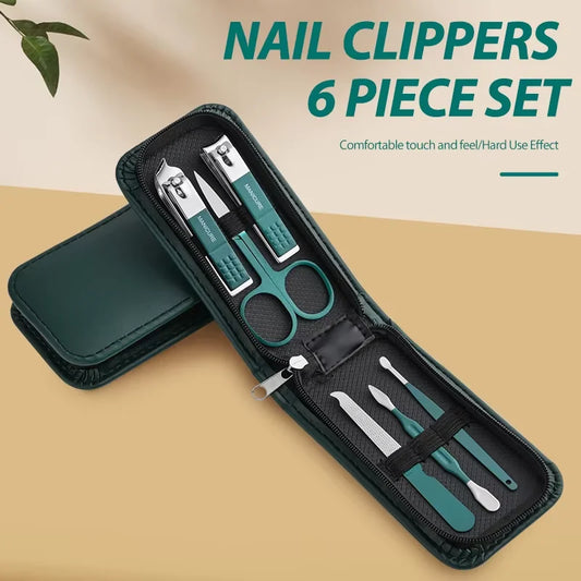 Nail Clipper Set, a 6-Piece Portable Household Nail Tool Set For Men And Women, Specifically Designed For Nail Art And Beauty