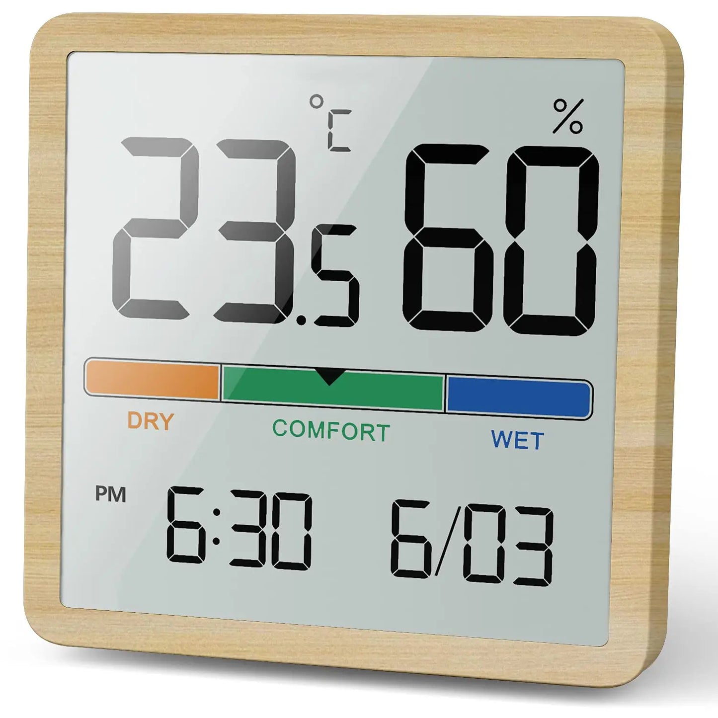 LCD Digital Thermometer Hygrometer Sensor Gauge Weather Station New Digital Home Indoor Temperature Humidity Meter