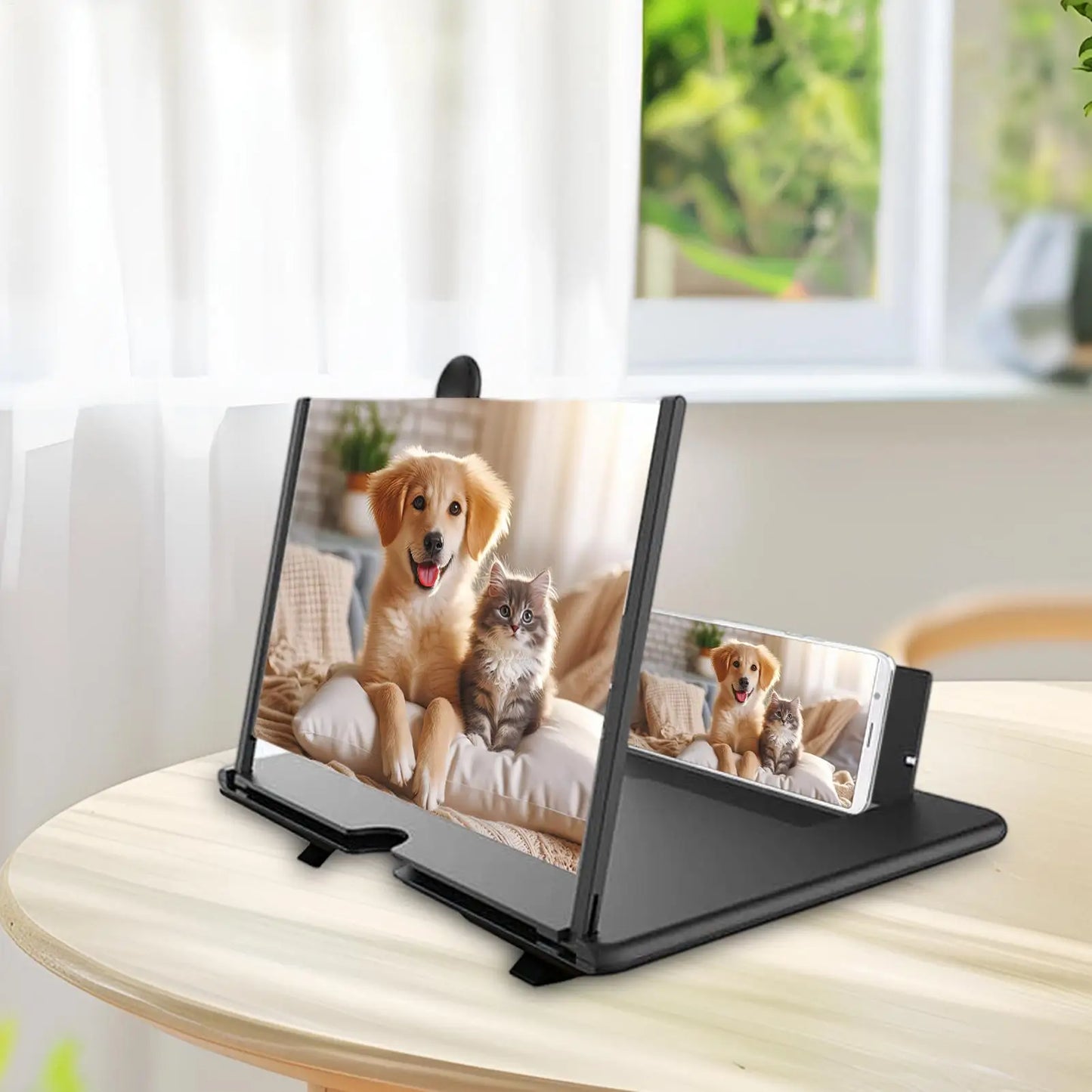 Screen Magnifier HD Phone Screen Video Magnifier Multi Functional Screen Amplifier For Phone Holder Desktop Enlarged Screen