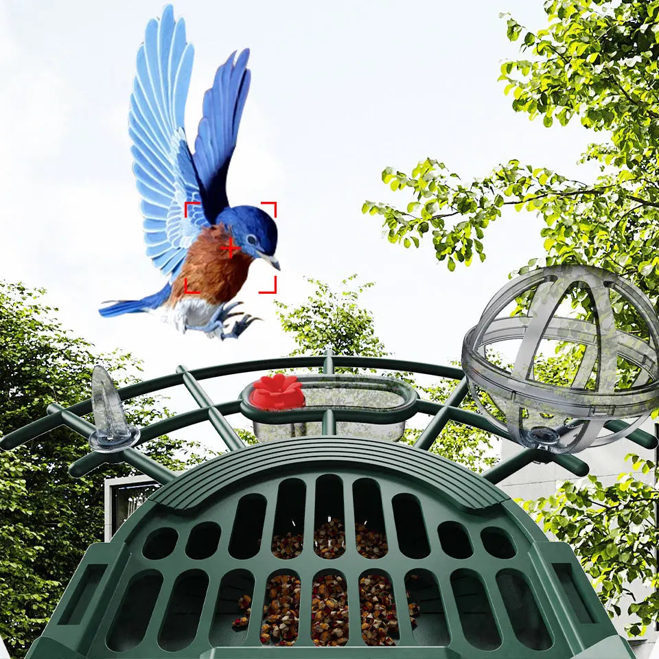 3MP Smart Bird Feeder Camera WiFi Two Way Audio Bird Identification Night Vision PIR Motion Detection For Bird Outdoor Watching